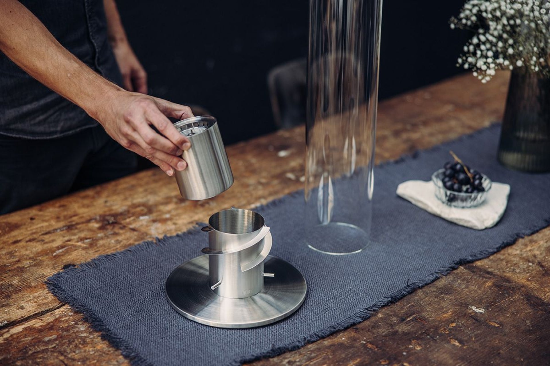 höfats - SPIN 900 Bio-Burner mit Eco-Ring und Löschdeckel