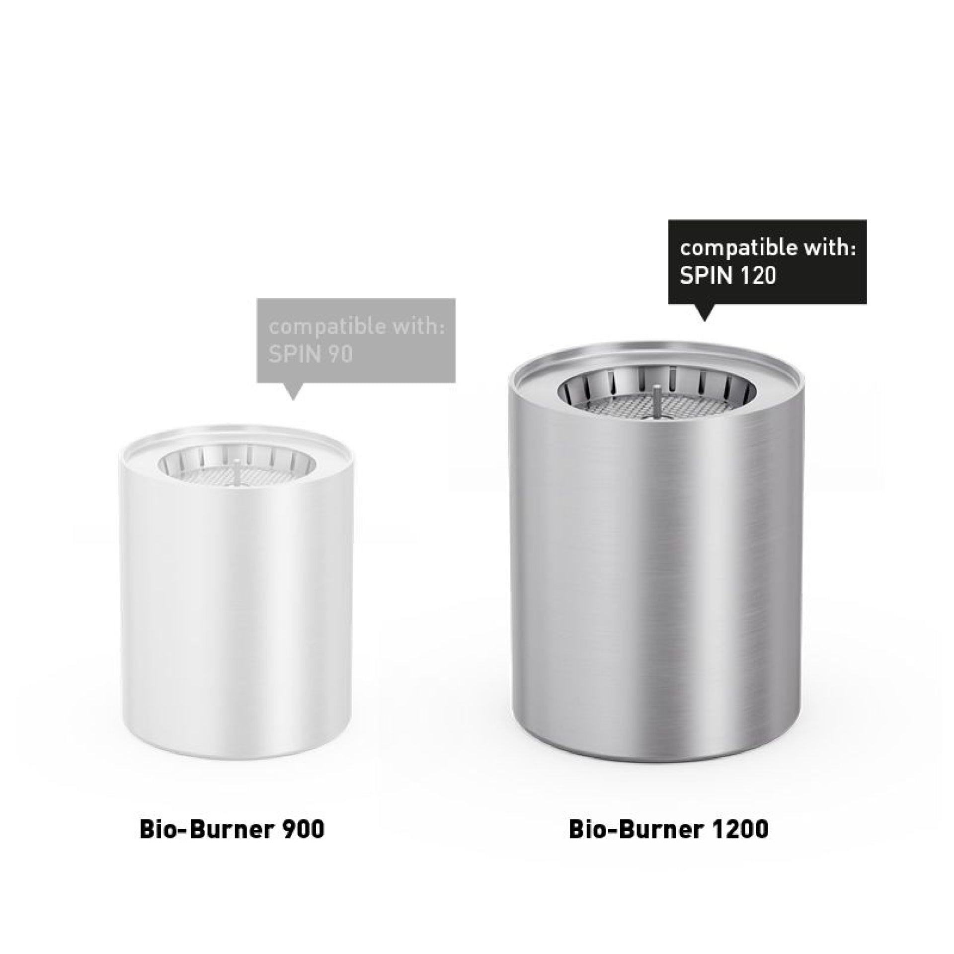 höfats - SPIN 1200 Bio-Burner mit Eco-Ring und Löschdeckel