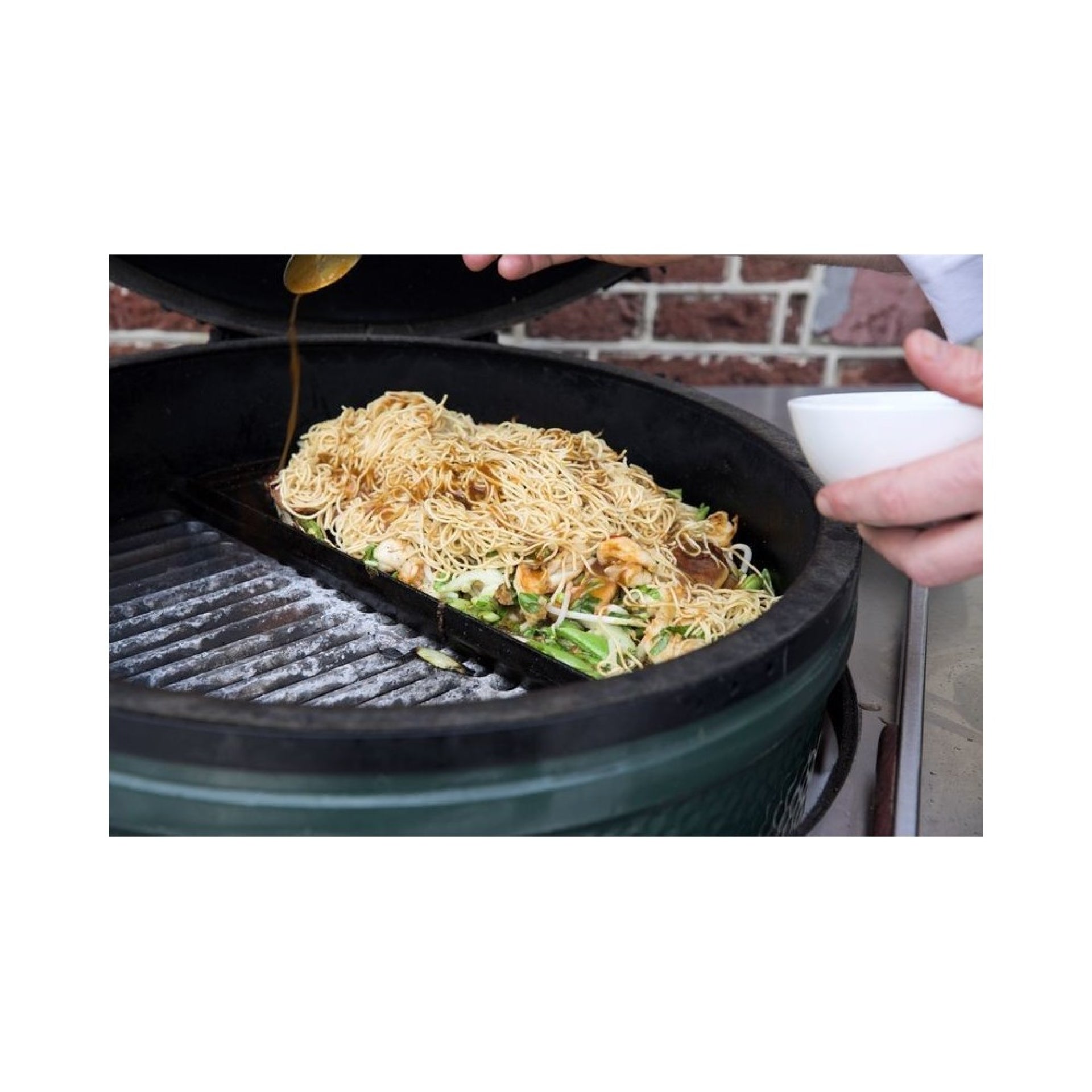 Big Green Egg_halbrunde Grillplatte L