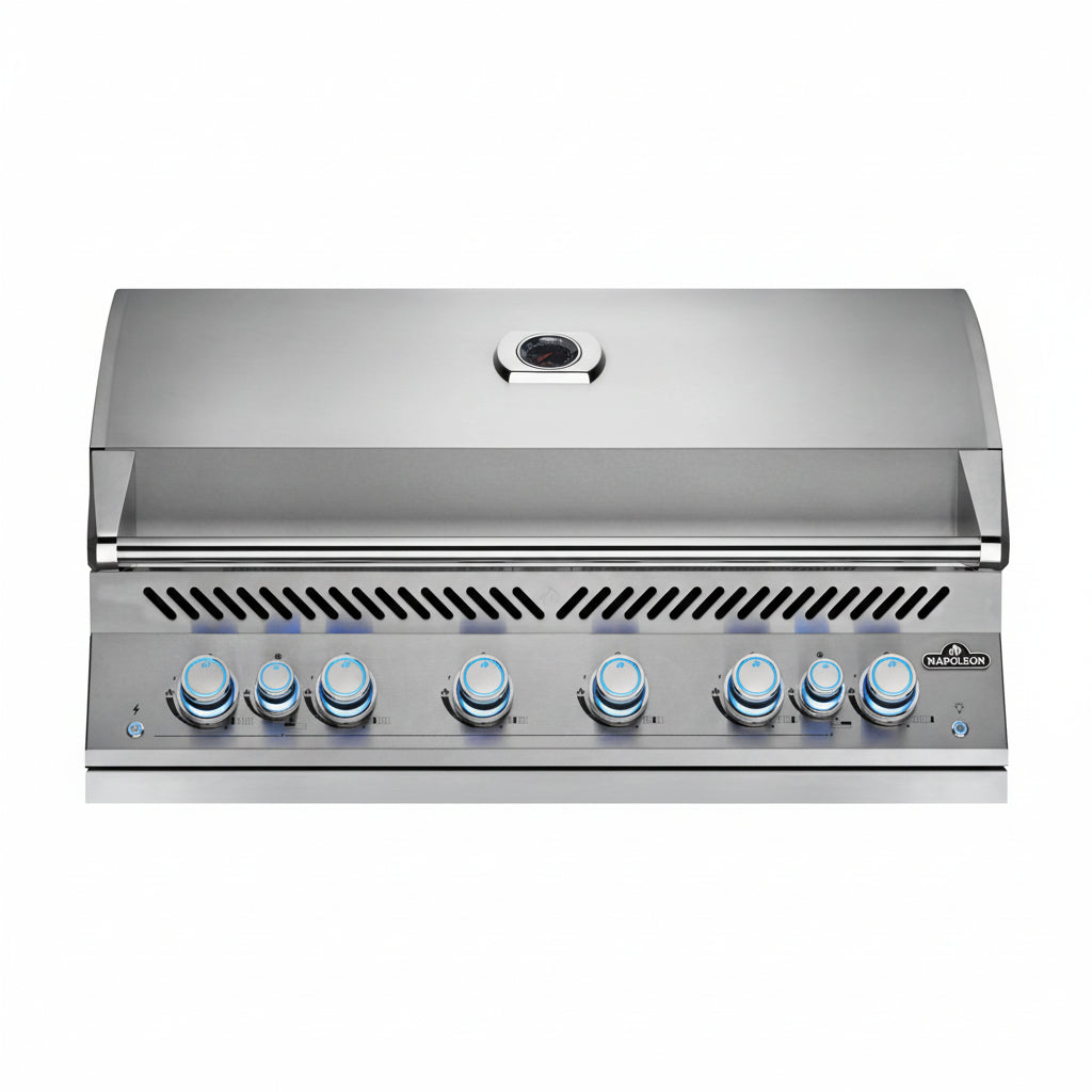 Napoleon 700-Series 44" in Edelstahl, Einbau, inkl. Drehspieß (BIG44RBPSS-DE)