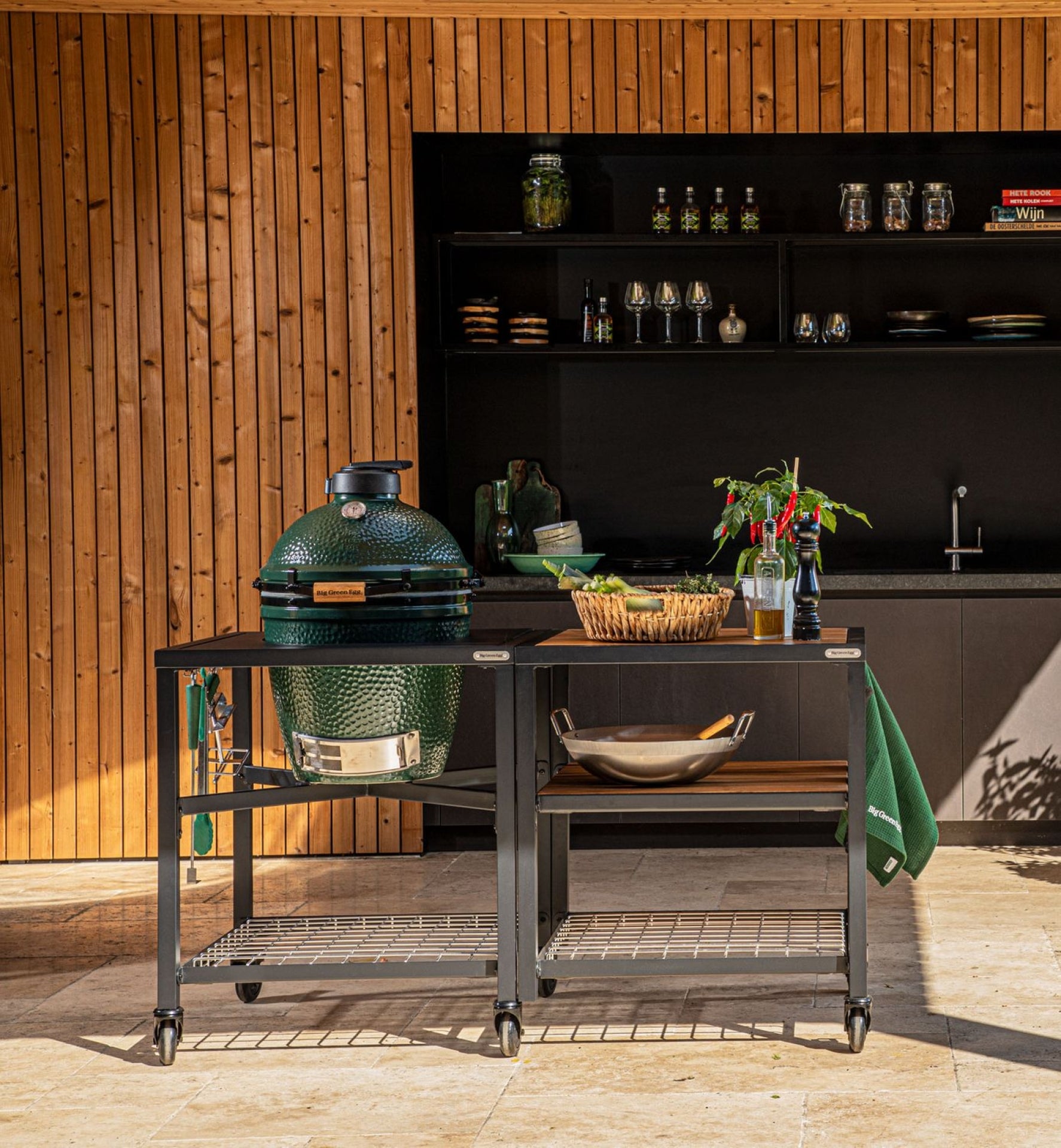 Big Green Egg  Akazienholz Einsatz für Module