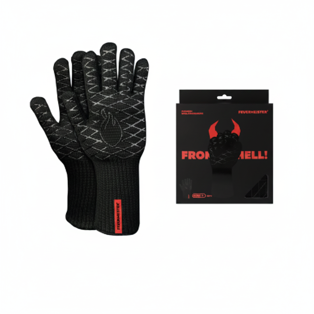 Feuermeister Grillhandschuhe mit Verpackung