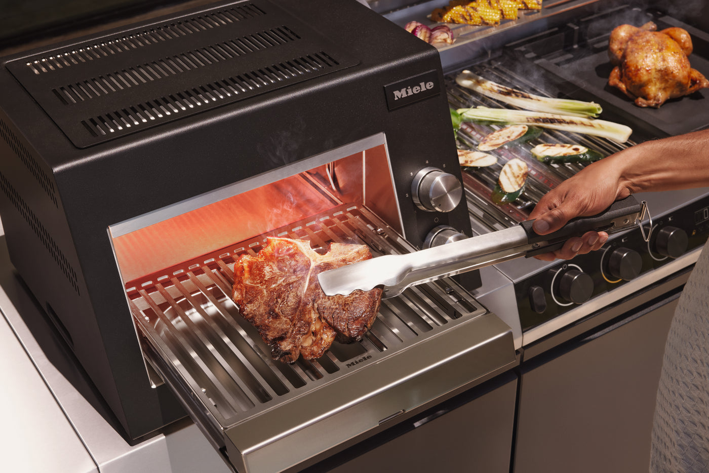 Miele Dreams Outdoor-Küche Oberhitzegrill - Sear Pro P