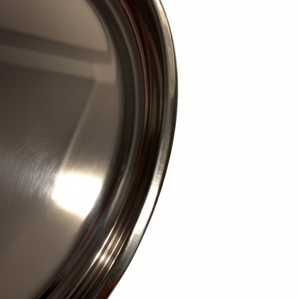 Detailansicht Edelstahlabtropfschale