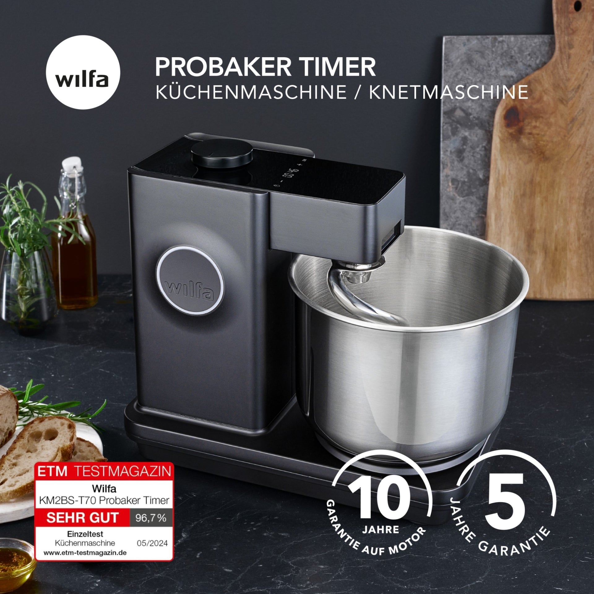 Wilfa-Probaker-Timer schwarz