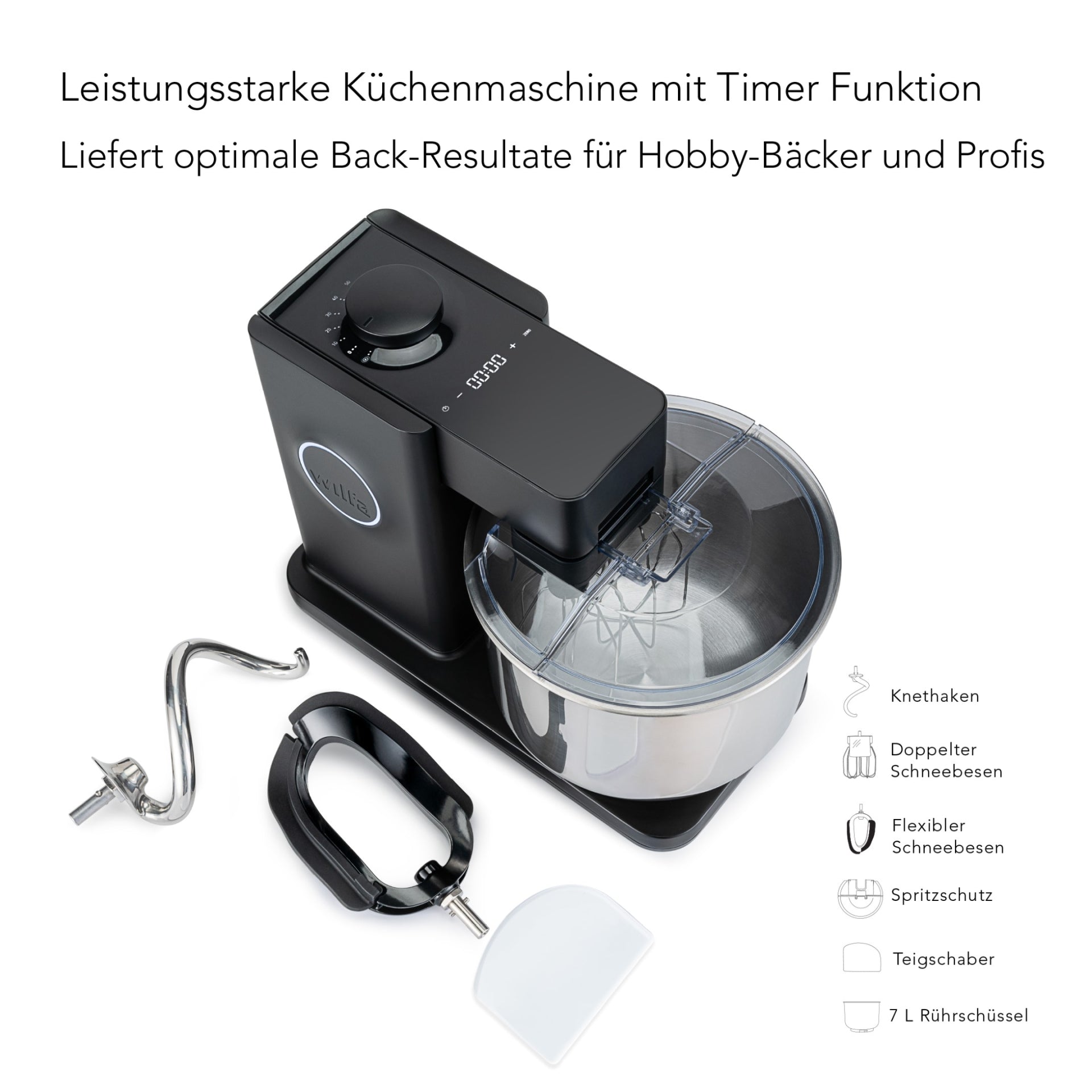 Wilfa-Probaker-Timer schwarz