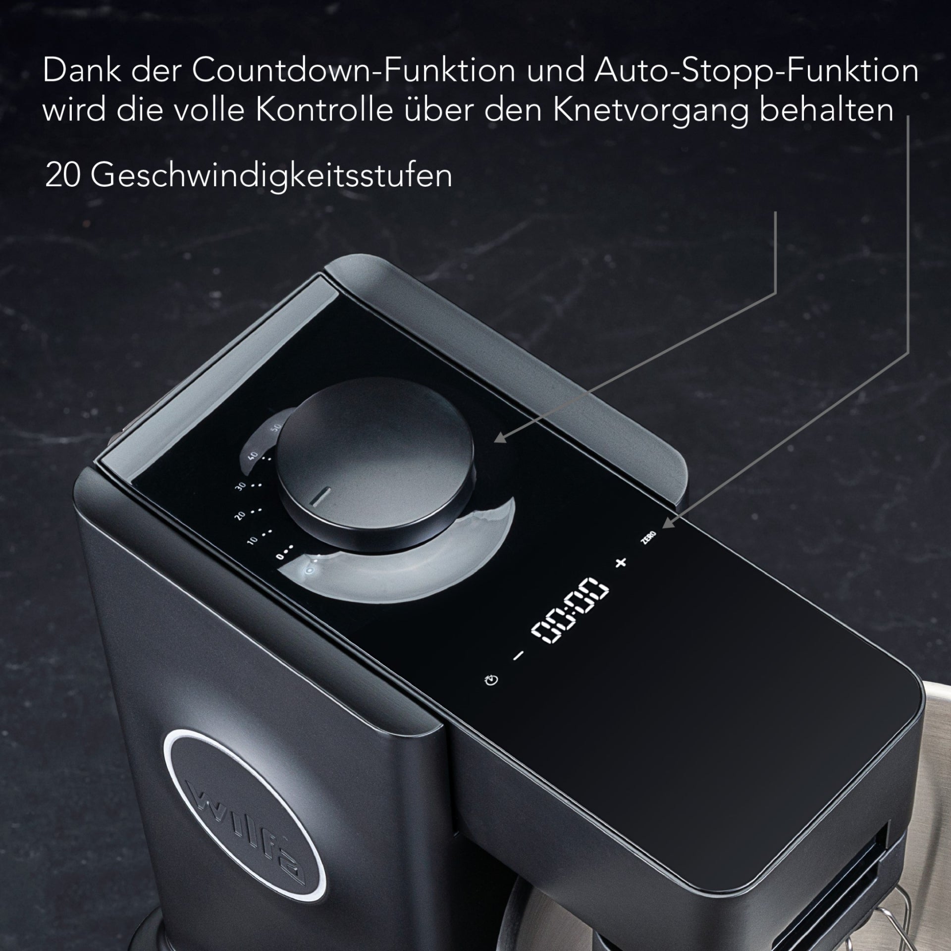 Wilfa-Probaker-Timer schwarz