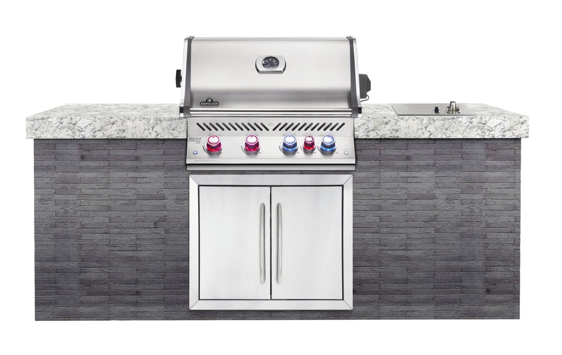 Napoleon Presitge Pro 500 Einbaugrill Front Island