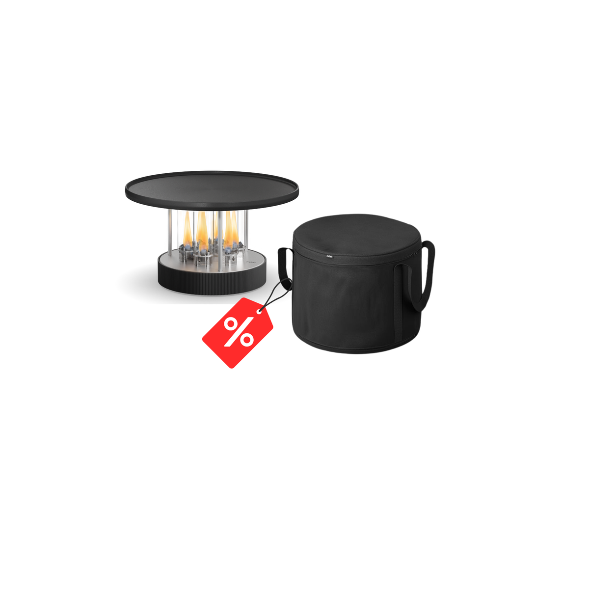 höfats CIRCLE 35 Grill- & Transport-Set | Tischgrill & Schutztasche